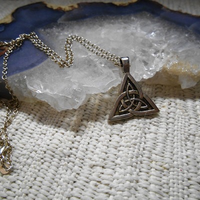 Trinity charm necklace