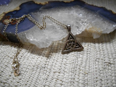 Trinity charm necklace