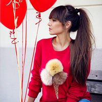 Cute 3D Fur Ice Cream Sweatshirt - Thumbnail 3