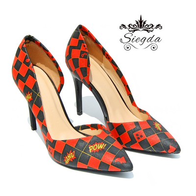Harley quinn d'orsay heels 