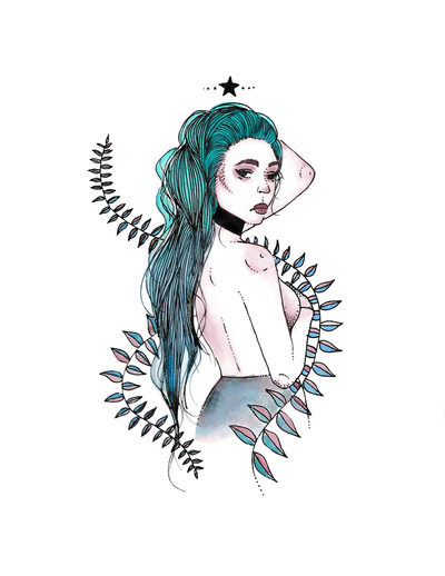 One Star (8.5x11 fine art print)