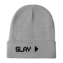 SLAY Embroidered Winter Cap - Black - Thumbnail 1