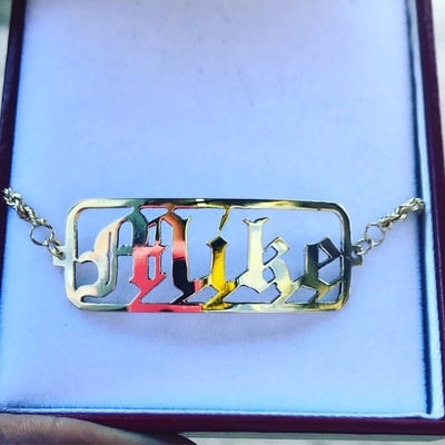 Name bracelet 