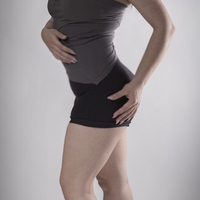 Sample piece M/L women's asymmetric cropped tube top - Thumbnail 2