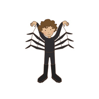 Dress Up Spider Print - Thumbnail 1
