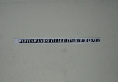 Whiteswan 'Inevitability Of Violence' C-20