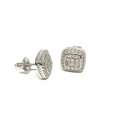 Swarovski crystal screw backs stud earrings