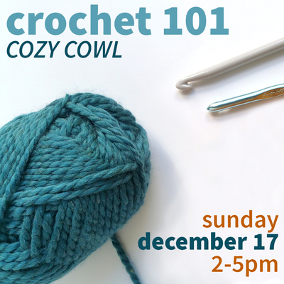 12/17 crochet 101: cozy cowl scarves