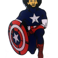 Kaeptain America Pin - Thumbnail 1