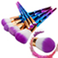 Metallic Make up Brush Set  - Thumbnail 2