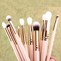 Peach Make up Brush Set - Thumbnail 1