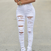 Distressed skinny jeans - Thumbnail 2