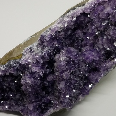 Large dark uruguayan amethyst cluster