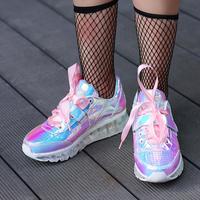 Harajuku Holographic Hologram Sneakers - Thumbnail 1