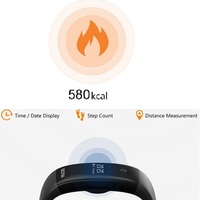 ELE MGCOOL Band 2 0.66" OLED Smart Bracelet Heart Rate IP67 - Thumbnail 4