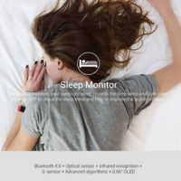 ELE MGCOOL Band 3 0.66" OLED IP68 Smart Bracelet Heart Rate - Thumbnail 4