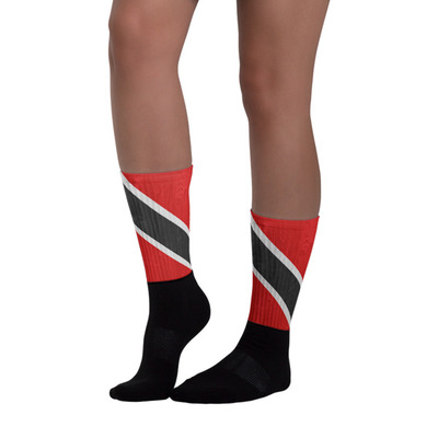 Trinidad and tobago on my feet socks