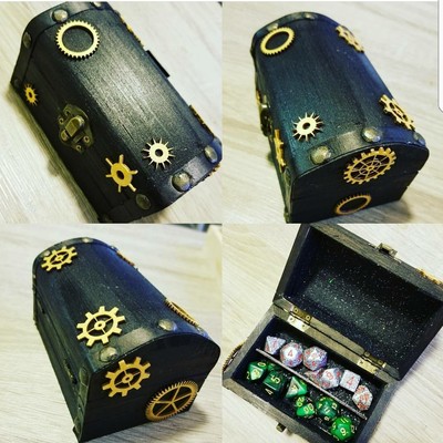Steam punk dice chest