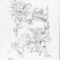 2017 MARS ATTACKS THE REVENGE #32 Original Pencil Art - Thumbnail 1