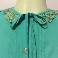 Vintage green blouse  - Thumbnail 1