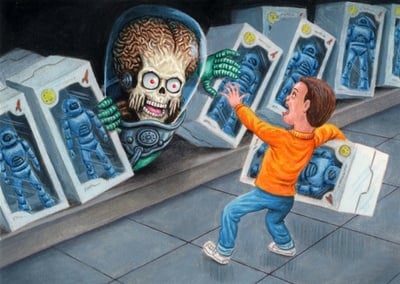 2017 MARS ATTACKS THE REVENGE #29 Final Art