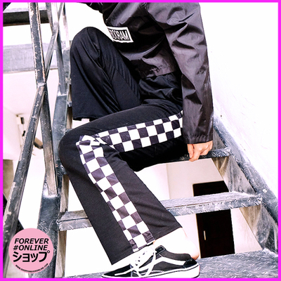SIDE CHECKER JOGGER PANTS