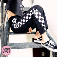 SIDE CHECKER JOGGER PANTS - Thumbnail 1