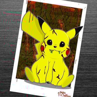 Possessed pikachu 11x17 print