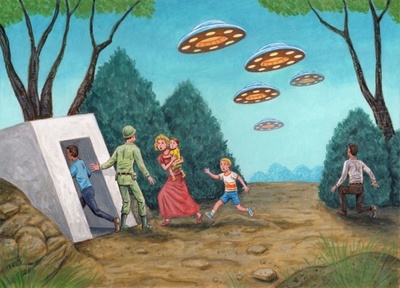 2017 MARS ATTACKS THE REVENGE #31 Final Art