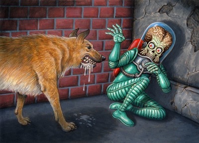 2017 MARS ATTACKS THE REVENGE #44 Final Art