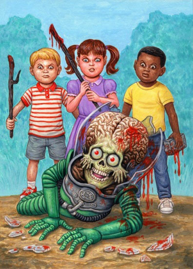 2017 MARS ATTACKS THE REVENGE #47 Final Art