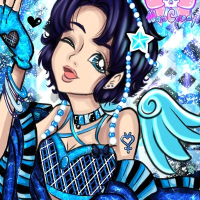 Raver girl mercury 5x7 print - Thumbnail 1