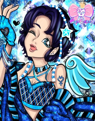 Raver Girl Mercury 5x7 Print