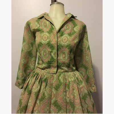 1950's shirtwaist dress