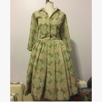 1950's shirtwaist dress - Thumbnail 4
