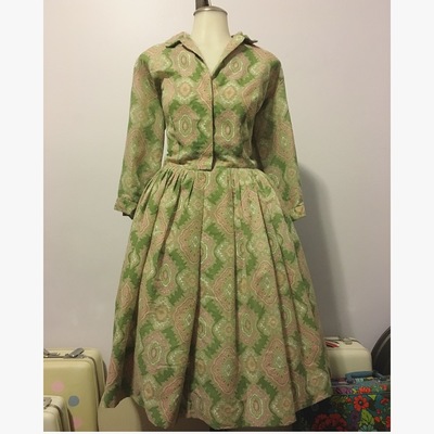 1950's shirtwaist dress