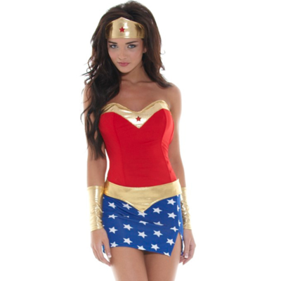 Wonder woman sexy superhero costume
