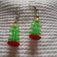 Christmas Tree earrings - Thumbnail 1