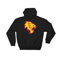 Rasta Lion Hooded Sweatshirt by Merchant T'ees - Thumbnail 5