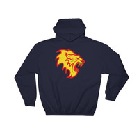 Rasta Lion Hooded Sweatshirt by Merchant T'ees - Thumbnail 7