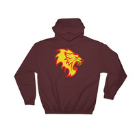 Rasta Lion Hooded Sweatshirt by Merchant T'ees - Thumbnail 14