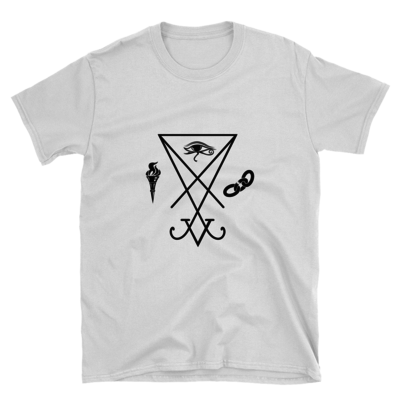 Luciferian emblem t-shirt (white)