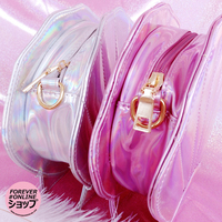 HOLOGRAPHIC SHELL BAG ( SILVER / PINK )  - Thumbnail 2