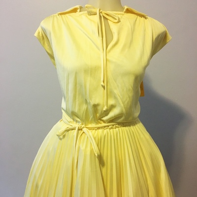 1970's yellow dress