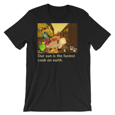 Short-sleeve unisex t-shirt "fastest cook"