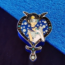 Sailor Mercury ( Hard Enamel, Black Glitter )