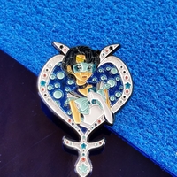 Sailor Mercury  ( Soft Enamel, White Glitter ) - Thumbnail 1