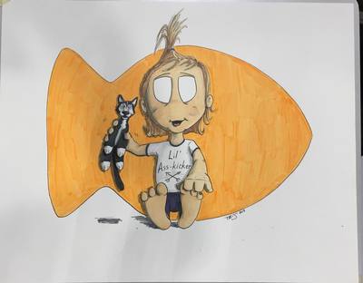 9x12 Single Character