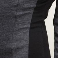 Grey/black Slimming Pencil Dress - Thumbnail 3