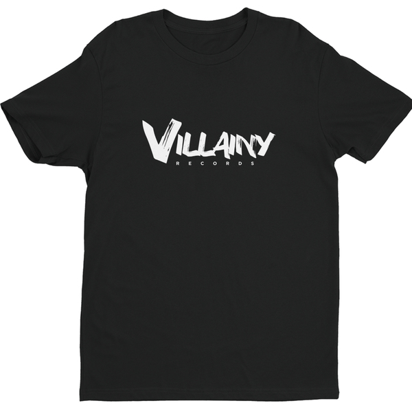 Villainy Records T-Shirt (Black)